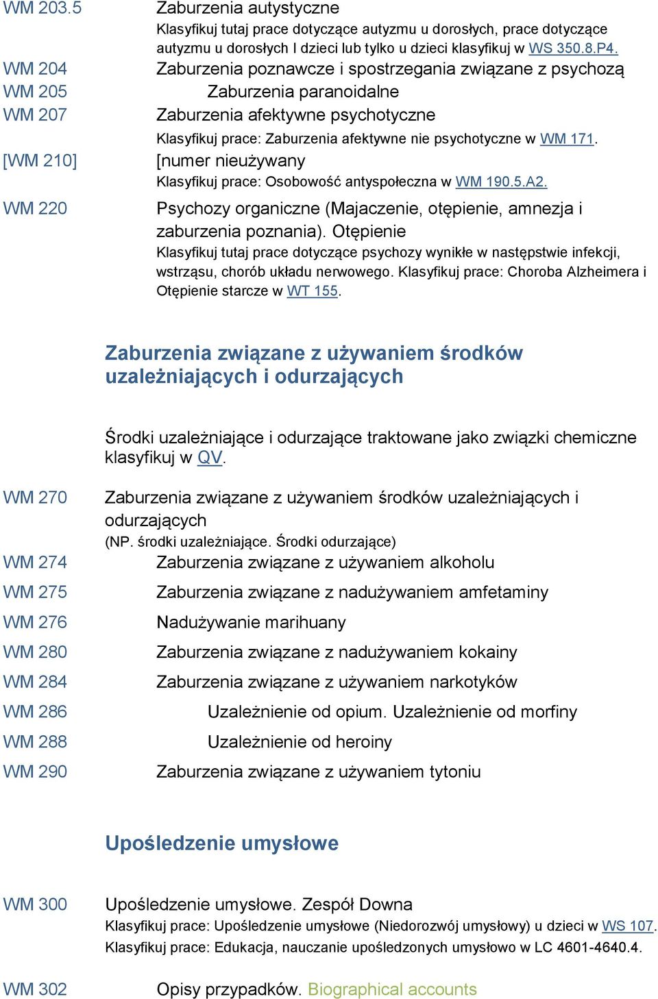 8.P4. Zaburzenia poznawcze i spostrzegania związane z psychozą Zaburzenia paranoidalne Zaburzenia afektywne psychotyczne Klasyfikuj prace: Zaburzenia afektywne nie psychotyczne w WM 171.