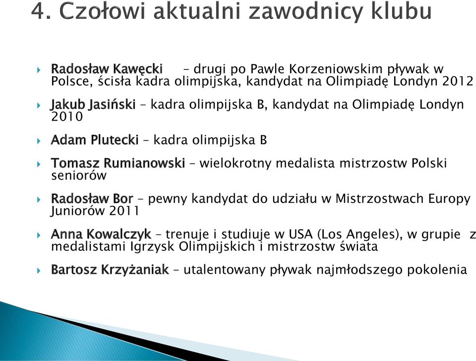 mistrzostw Polski seniorów Radosław Bor pewny kandydat do udziału w Mistrzostwach Europy Juniorów 2011 Anna Kowalczyk trenuje i studiuje