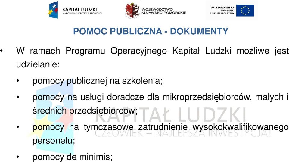 doradcze dla mikroprzedsiębiorców, małych i średnich przedsiębiorców;