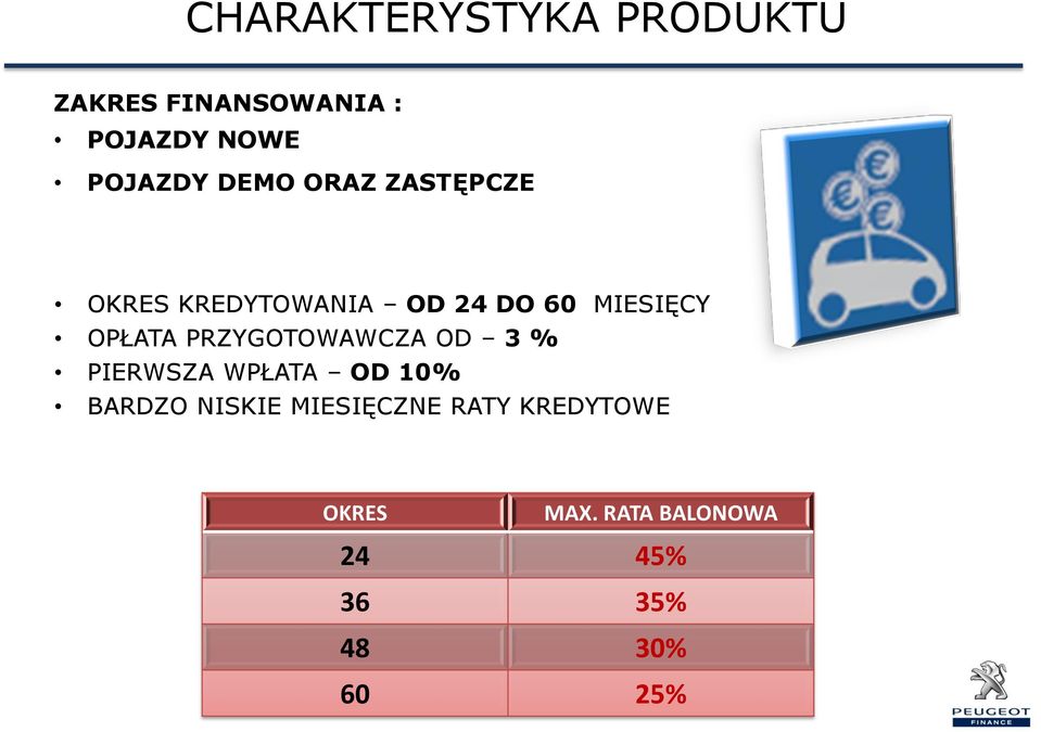 PRZYGOTOWWCZ OD 3 % PIERWSZ WPŁT OD 10% BRDZO NISKIE