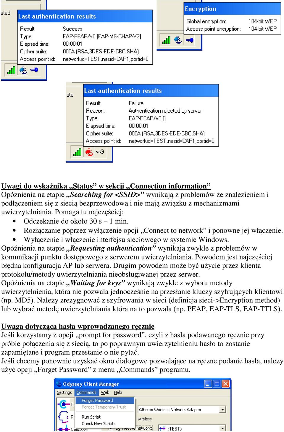 Wyłączenie i włączenie interfejsu sieciowego w systemie Windows.