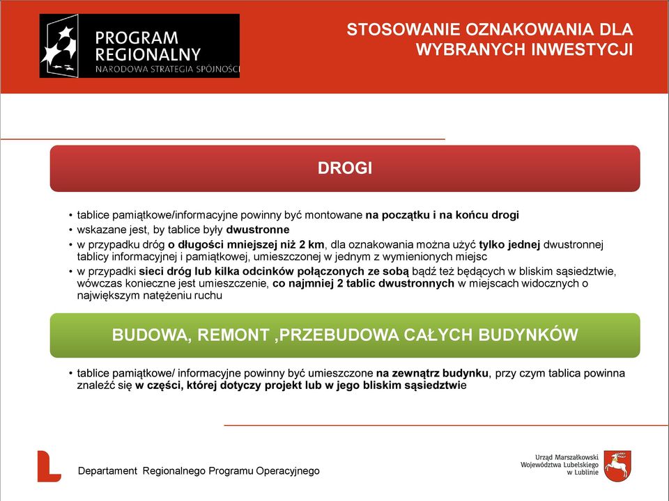 pamiątkowej, umieszczonej w jednym z wymienionych miejsc w przypadki sieci dróg lub kilka odcinków połączonych ze sobą bądź też będących w bliskim