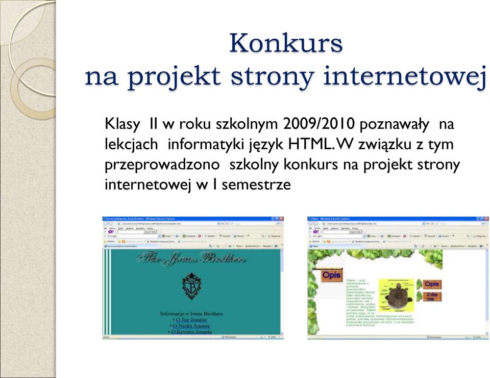 informatyki język HTML.