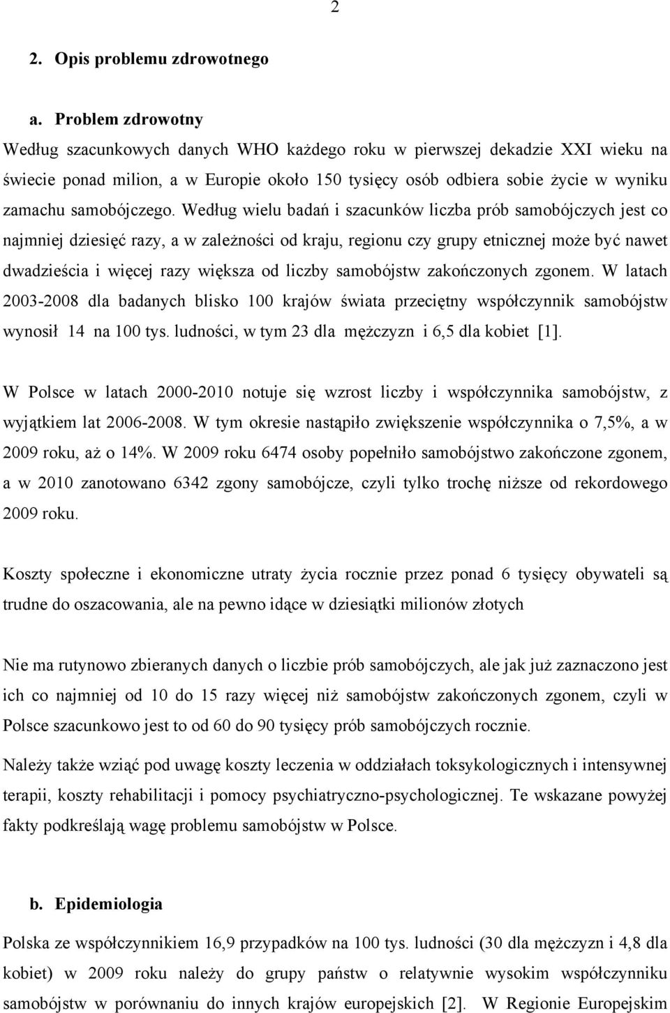samobójczego.