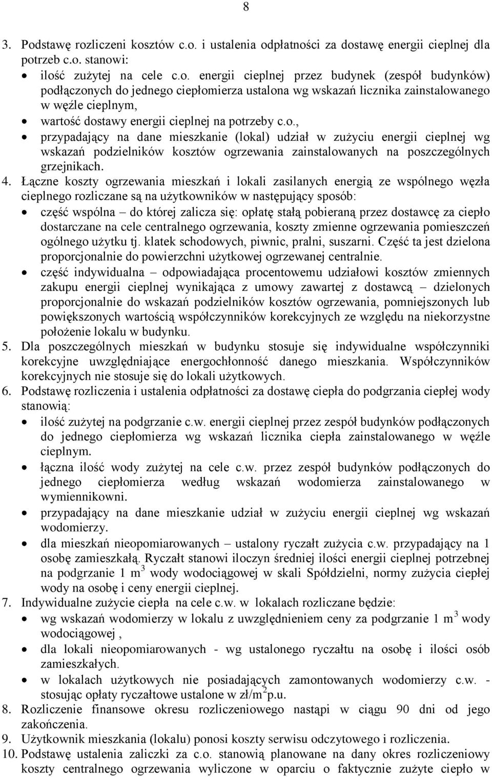liczeni kos