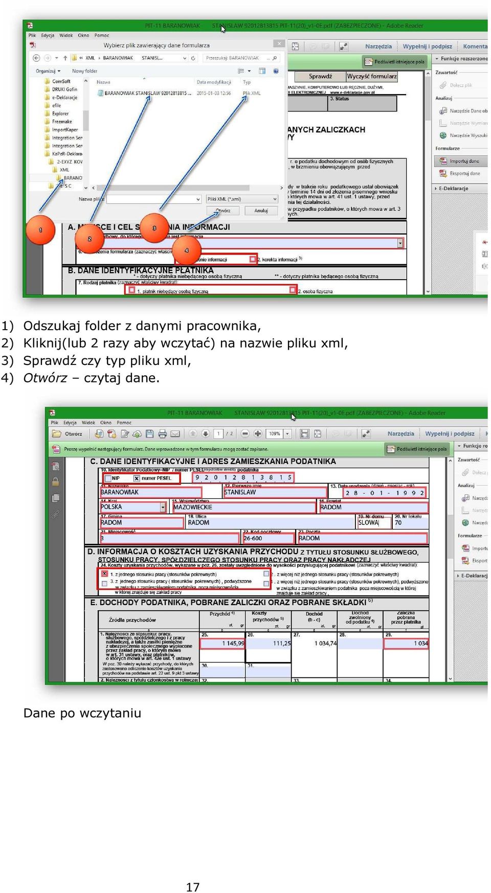 pliku xml, 3) Sprawdź czy typ pliku xml,