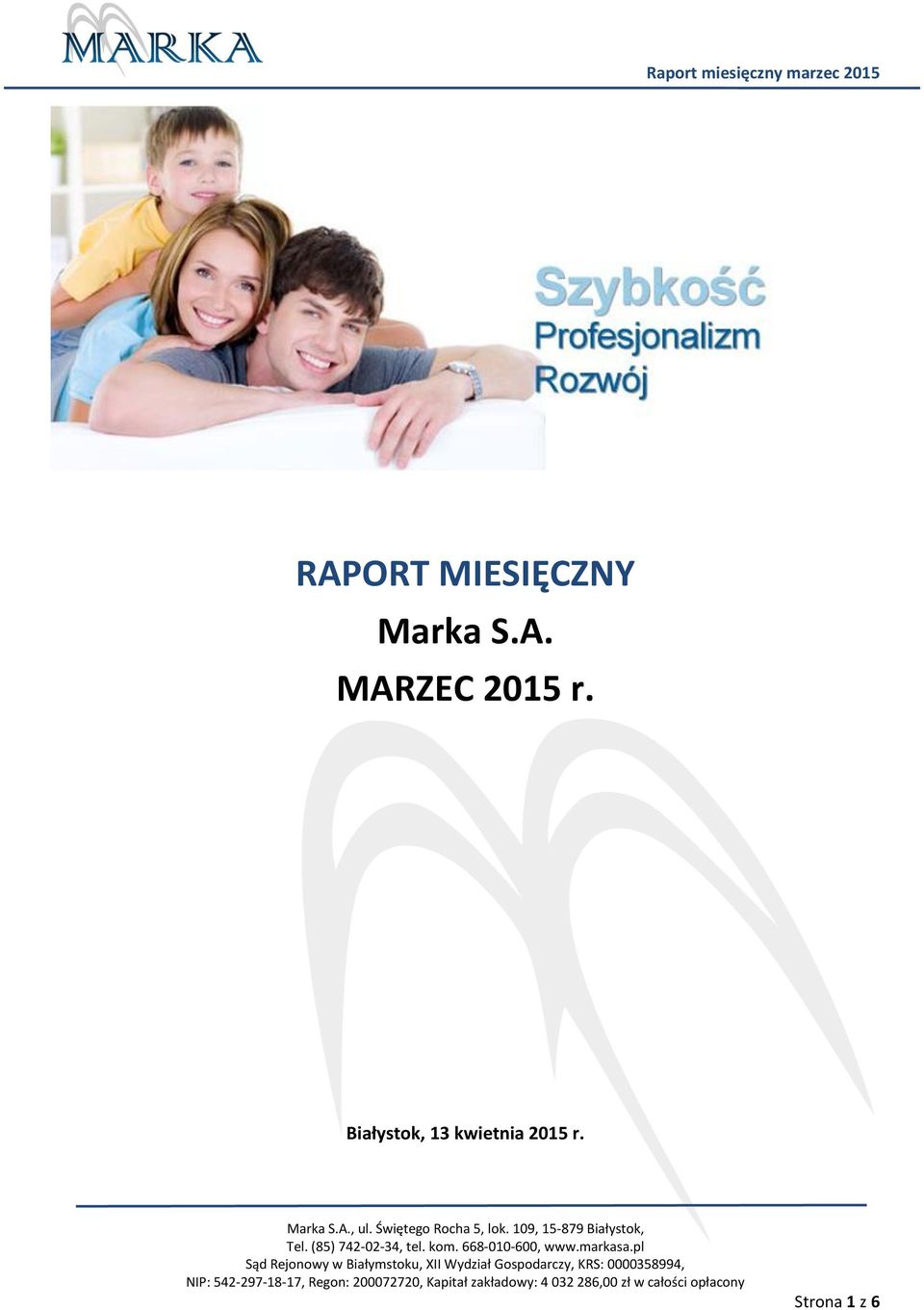 MARZEC 2015 r.