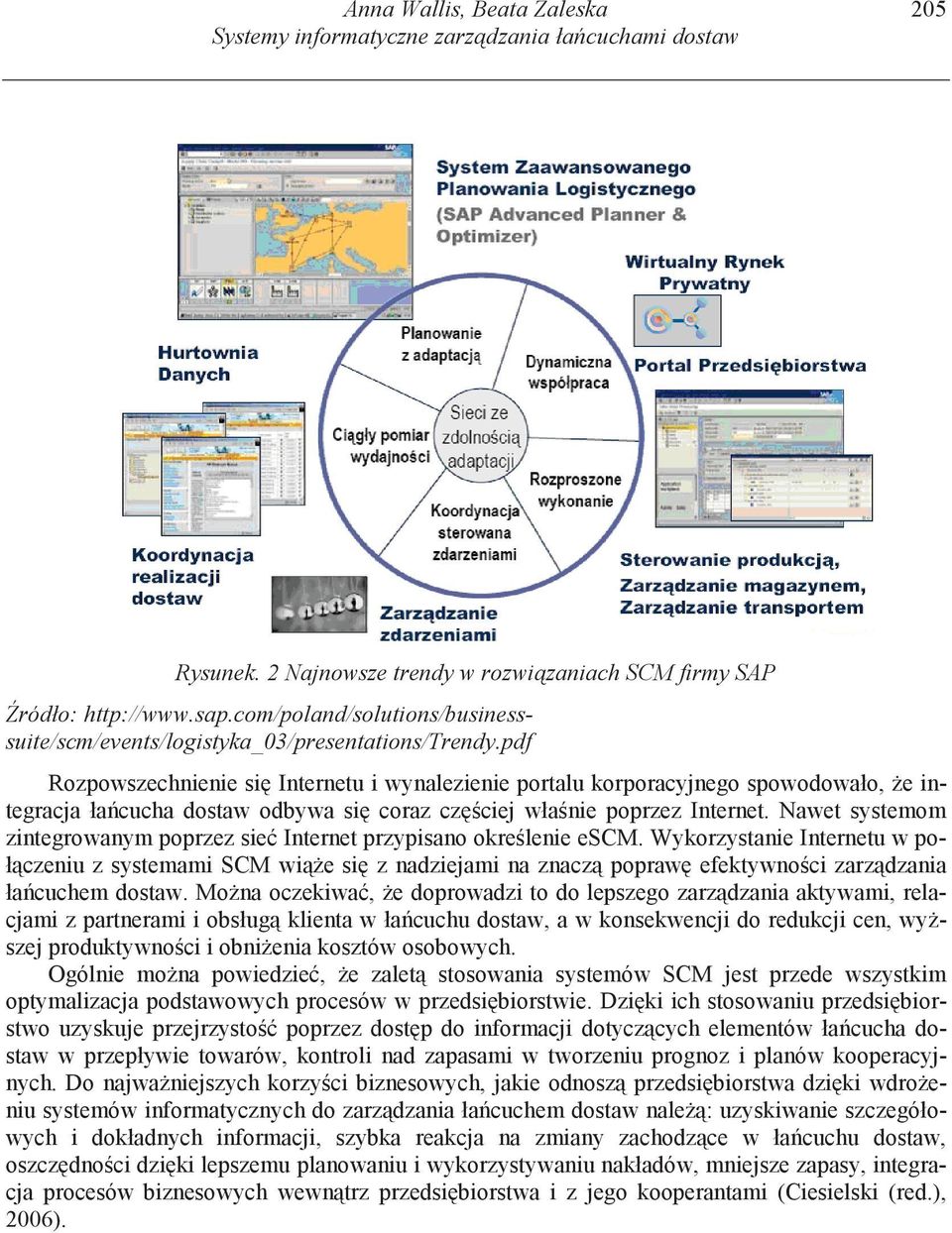 pdf Rozpowszechnienie si Internetu i wynalezienie portalu korporacyjnego spowodowało, e integracja ła cucha dostaw odbywa si coraz cz ciej wła nie poprzez Internet.