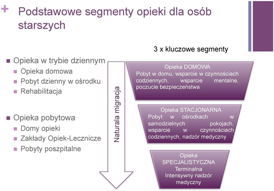 Pobyt w domu, wsparcie w czynnościach codziennych, wsparcie mentalne, poczucie bezpieczeństwa Opieka STACJONARNA Pobyt w