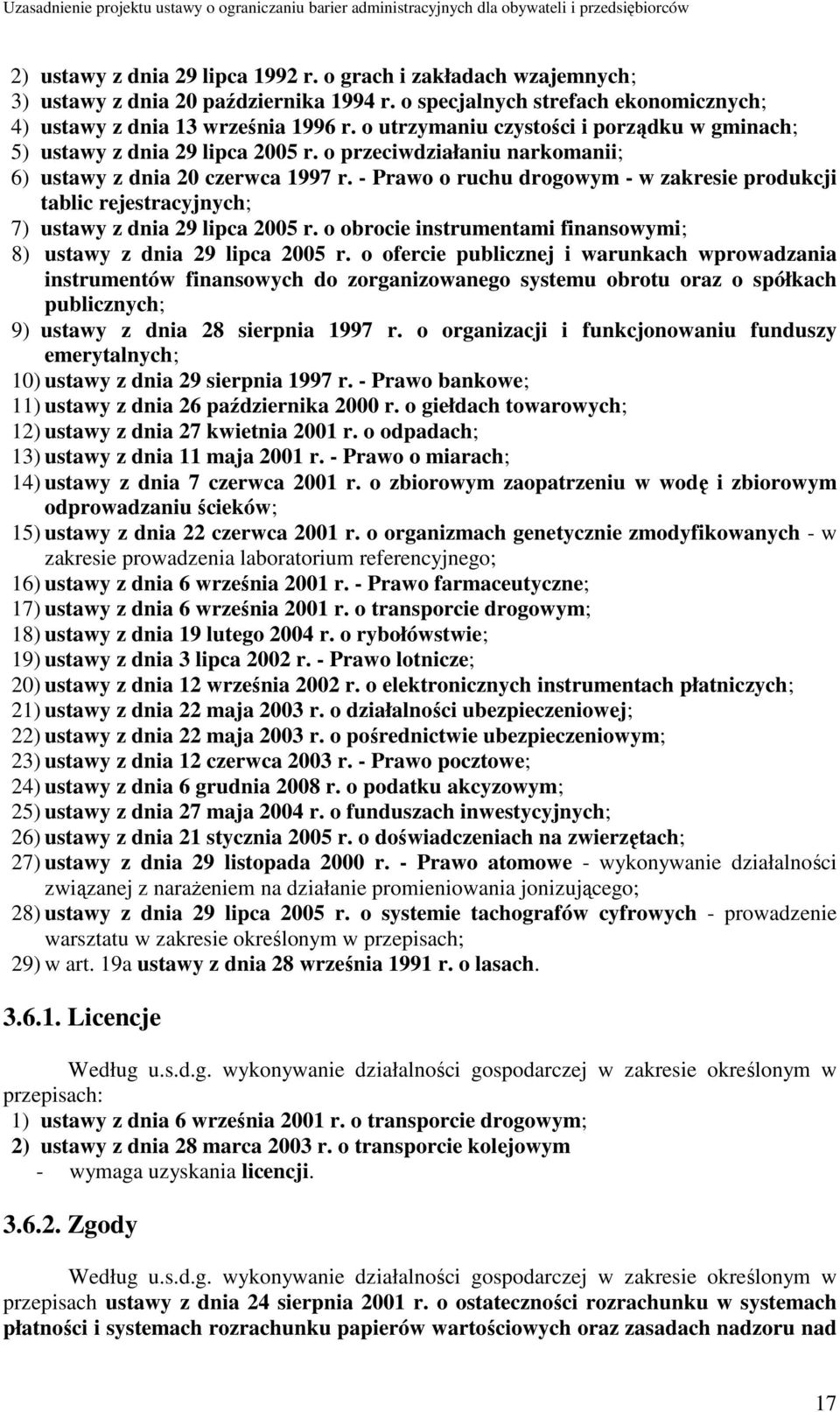 - Prawo o ruchu drogowym - w zakresie produkcji tablic rejestracyjnych; 7) ustawy z dnia 29 lipca 2005 r. o obrocie instrumentami finansowymi; 8) ustawy z dnia 29 lipca 2005 r.