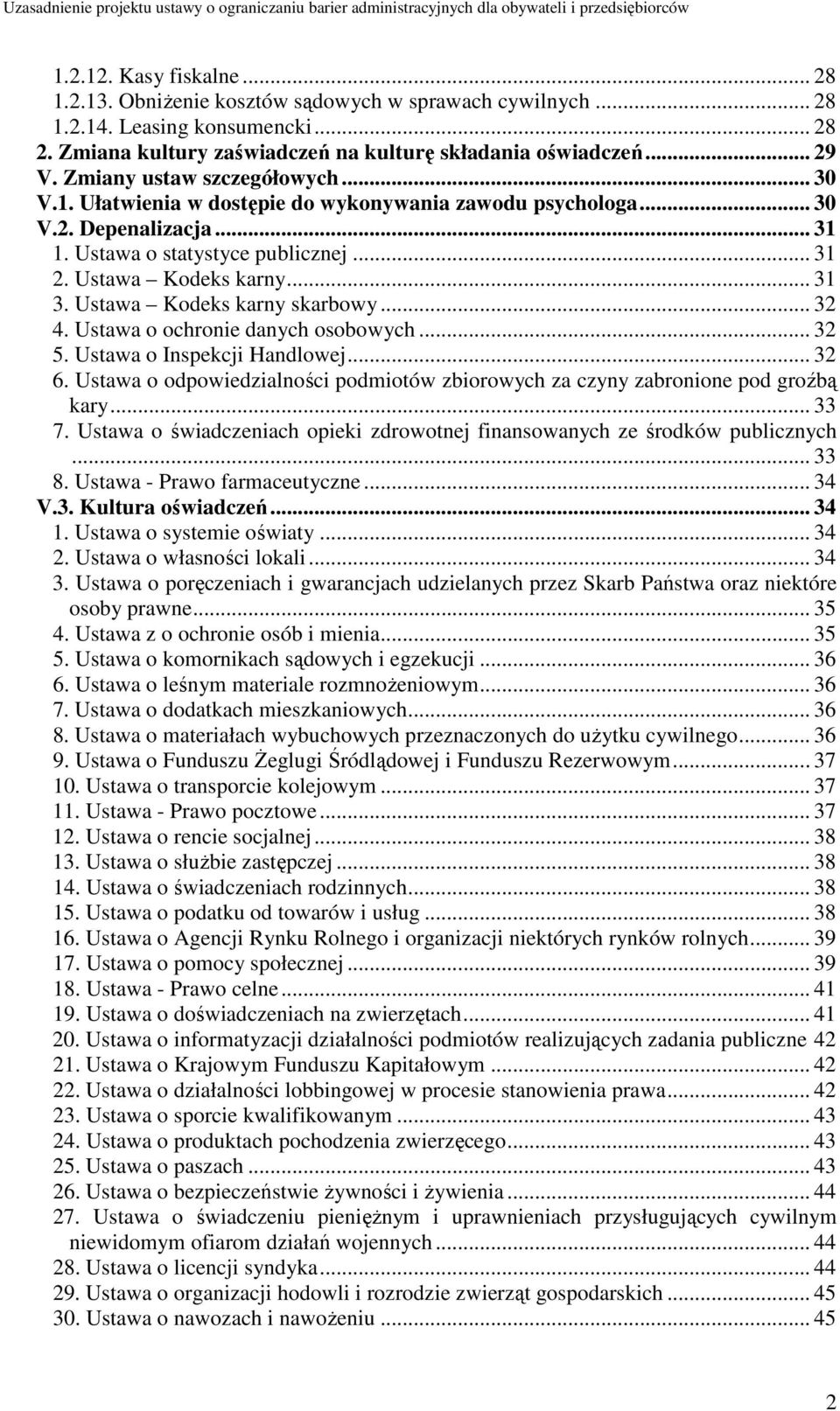 Ustawa Kodeks karny skarbowy... 32 4. Ustawa o ochronie danych osobowych... 32 5. Ustawa o Inspekcji Handlowej... 32 6.