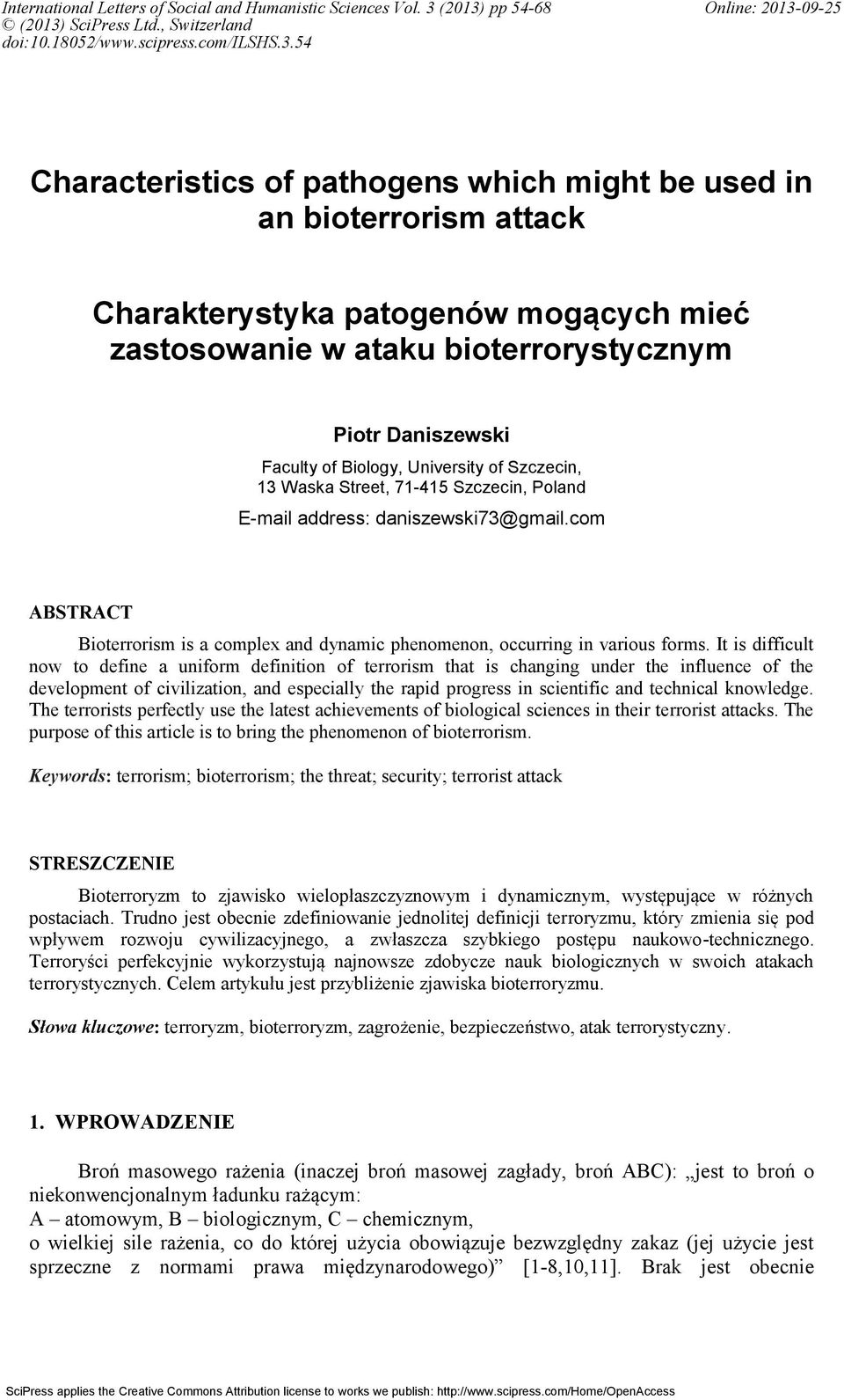 pp 54-68 Online: 2013-