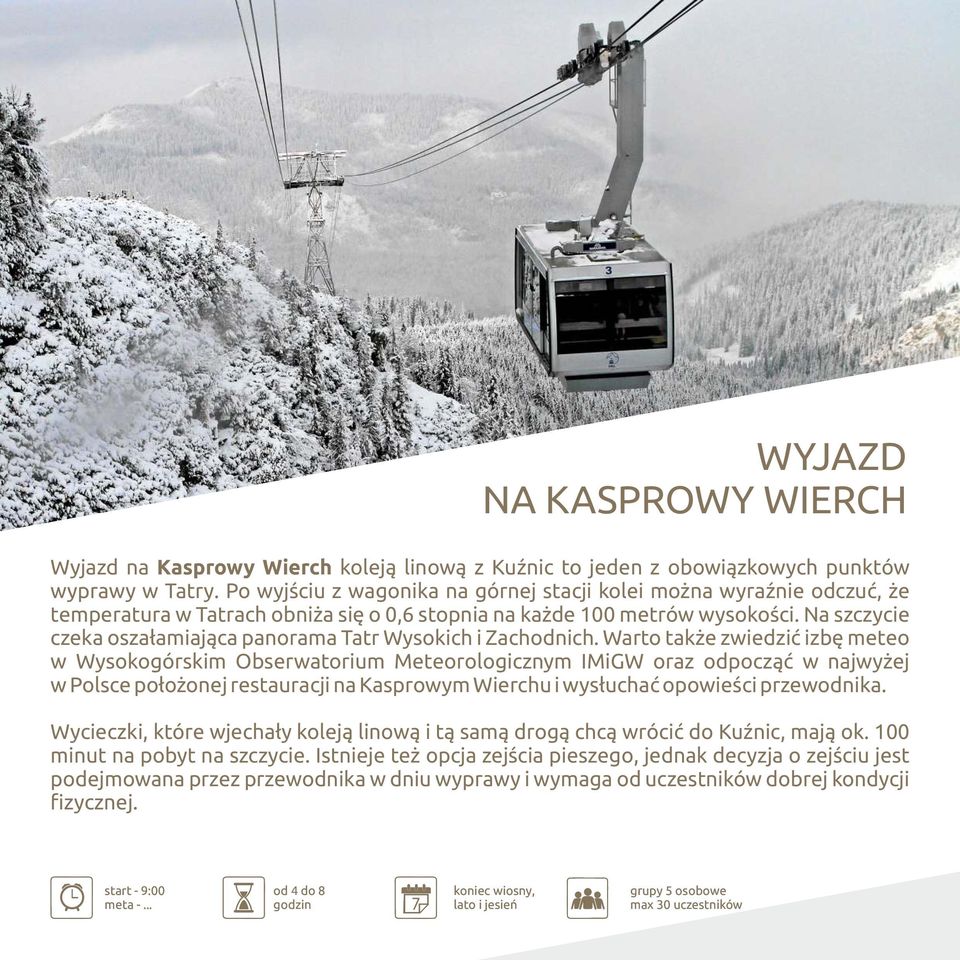 Na szczycie czeka oszałamiająca panorama Tatr Wysokich i Zachodnich.