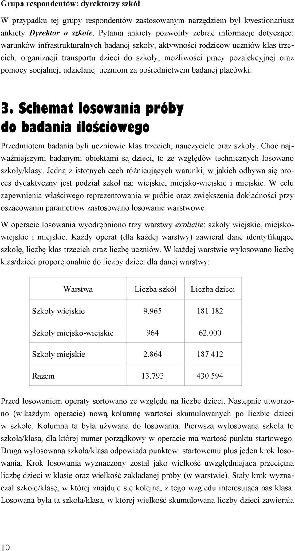 pracy pozalekcyjnej oraz pomocy socjalnej, udzielanej uczniom za pośrednictwem badanej placówki. 3.