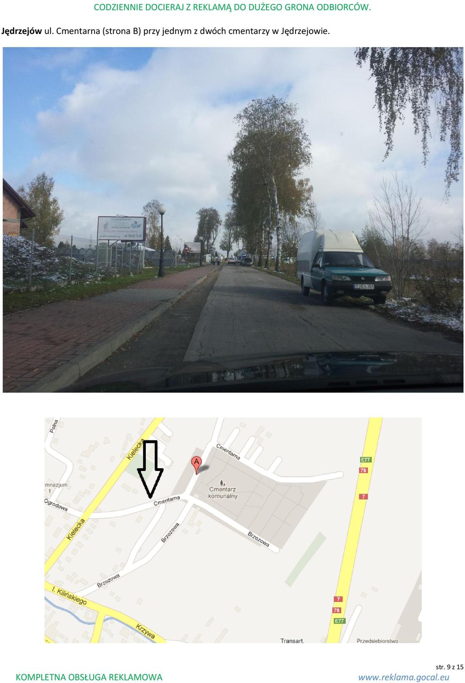 przy jednym z dwóch