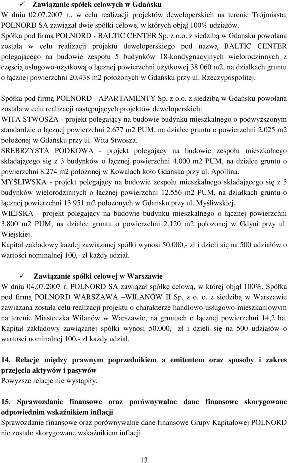 firmą POLNORD - BALTIC CENTER Sp. z o.