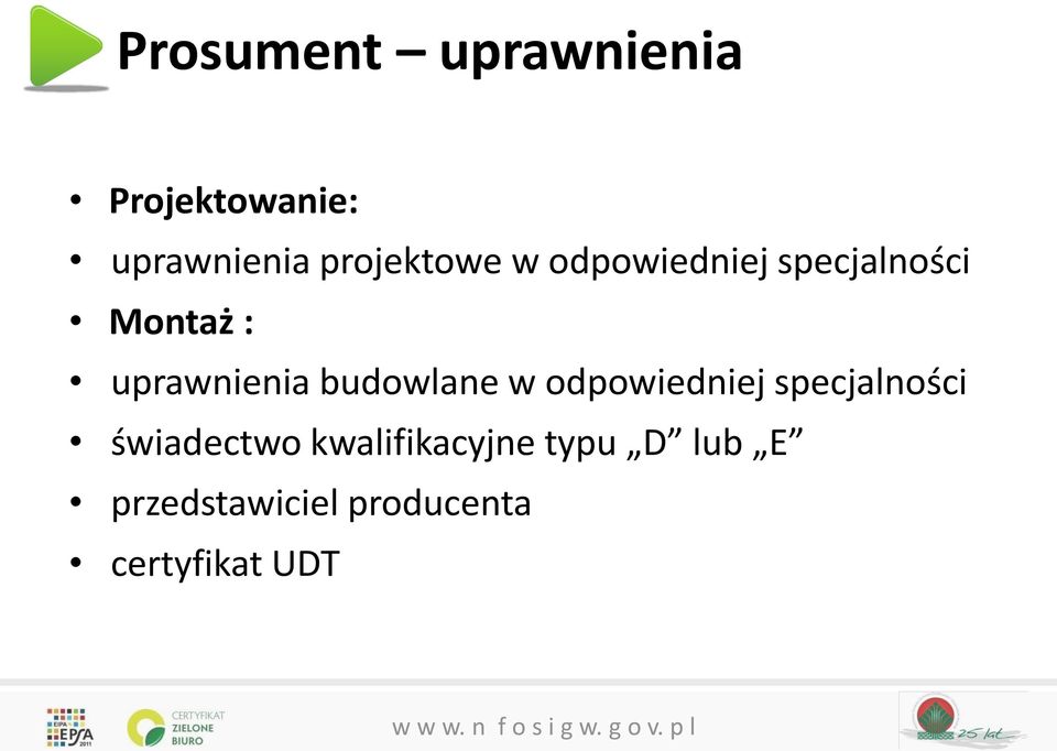 uprawnienia budowlane w odpowiedniej specjalności