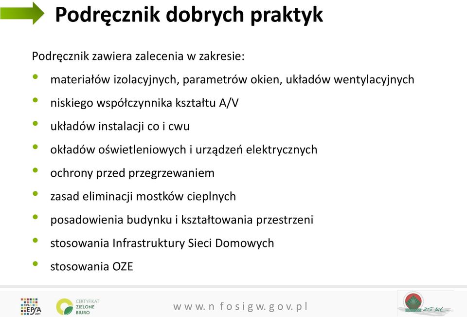 oświetleniowych i urządzeń elektrycznych ochrony przed przegrzewaniem zasad eliminacji mostków cieplnych