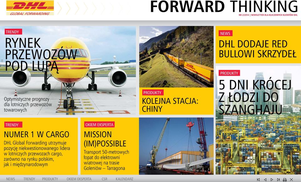 Global Forwarding utrzymuje pozycję niekwestionowanego lidera w lotniczych przewozach cargo, zarówno na rynku polskim, jak i międzynarodowym Okiem