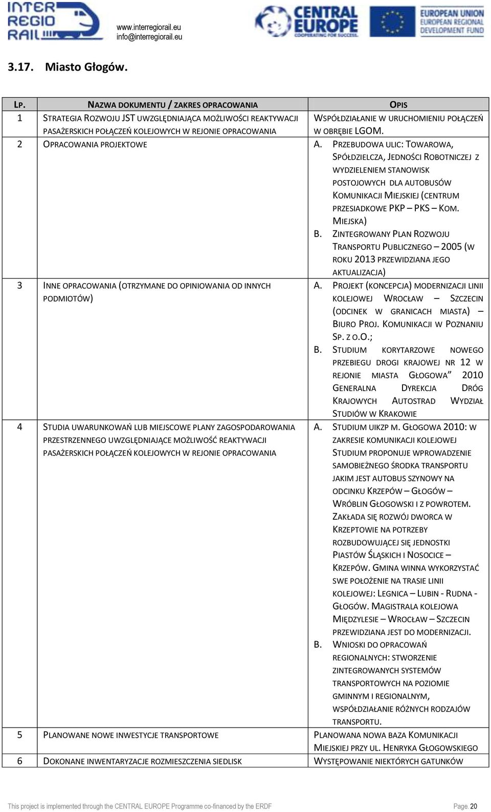 OBRĘBIE LGOM. 2 OPRACOWANIA PROJEKTOWE A.