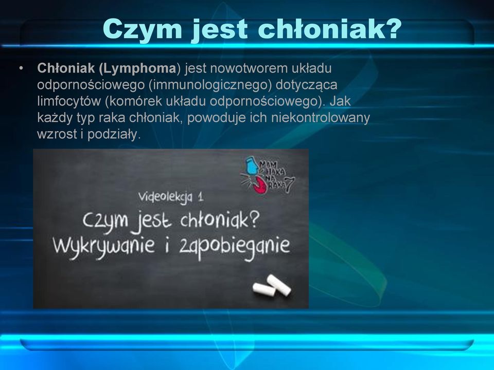 odpornościowego (immunologicznego) dotycząca limfocytów