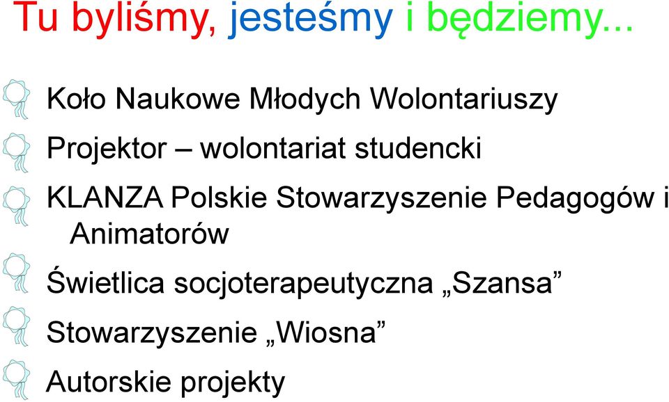 wolontariat studencki KLANZA Polskie Stowarzyszenie