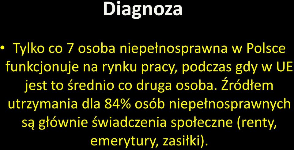 średnio co druga osoba.
