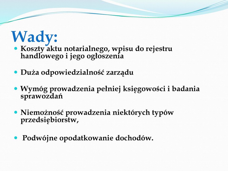 pełniej księgowości i badania sprawozdań Niemożność prowadzenia