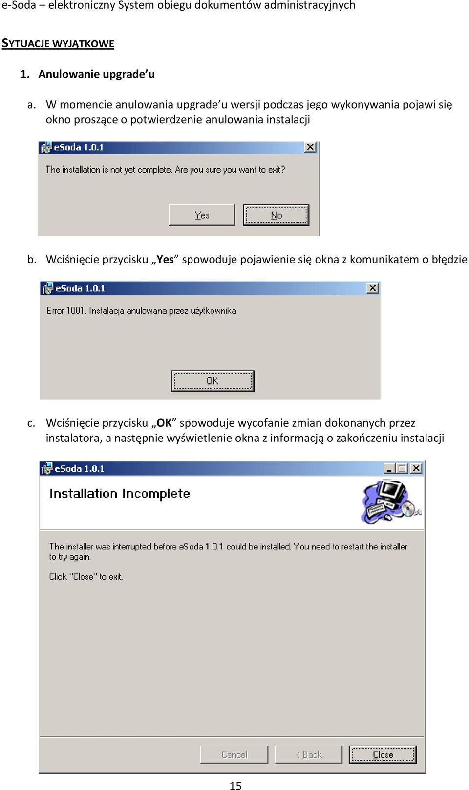 potwierdzenie anulowania instalacji b.