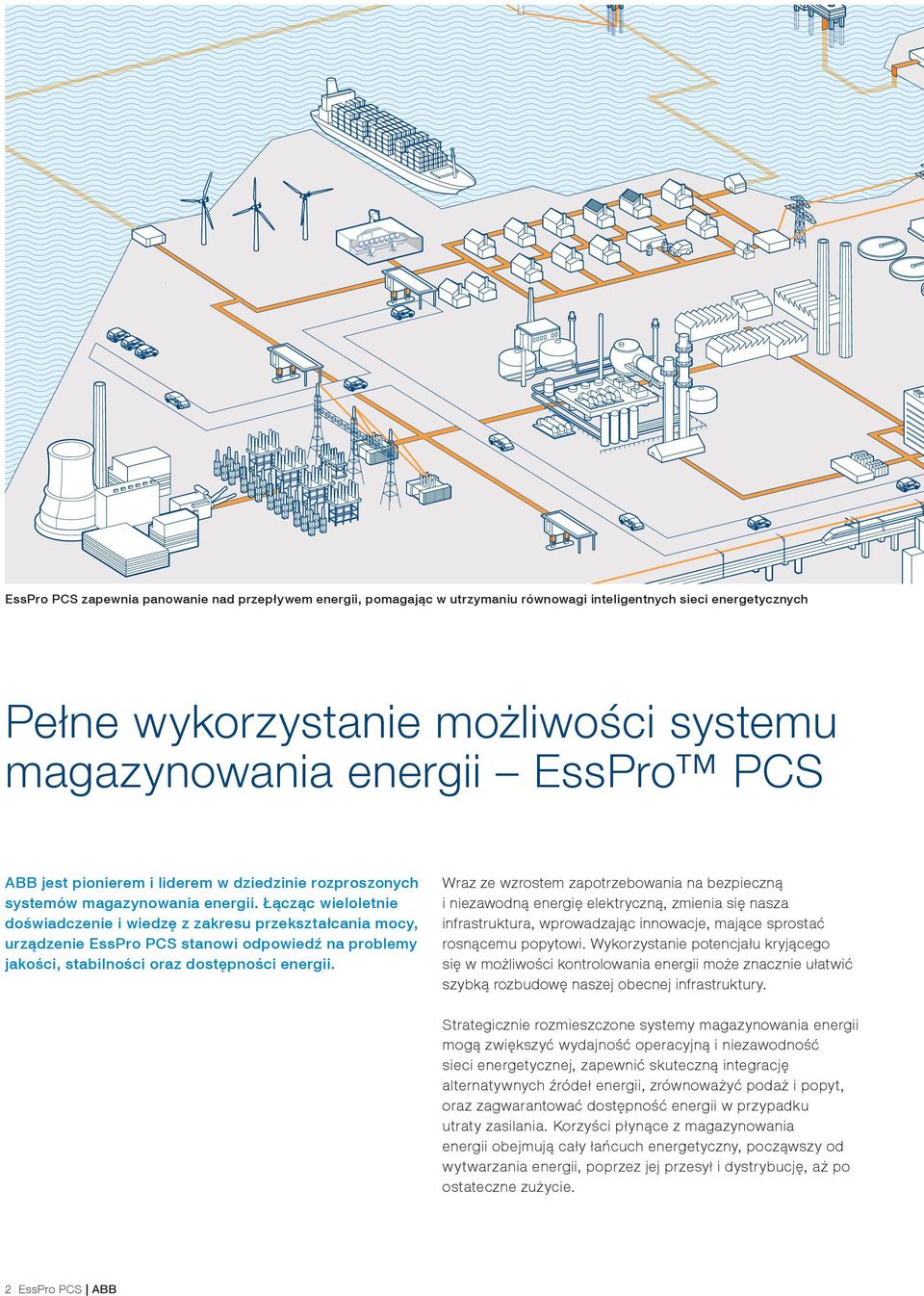 Łącząc wieloletnie doświadczenie i wiedzę z zakresu przekształcania mocy, urządzenie EssPro PCS stanowi odpowiedź na problemy jakości, stabilności oraz dostępności energii.