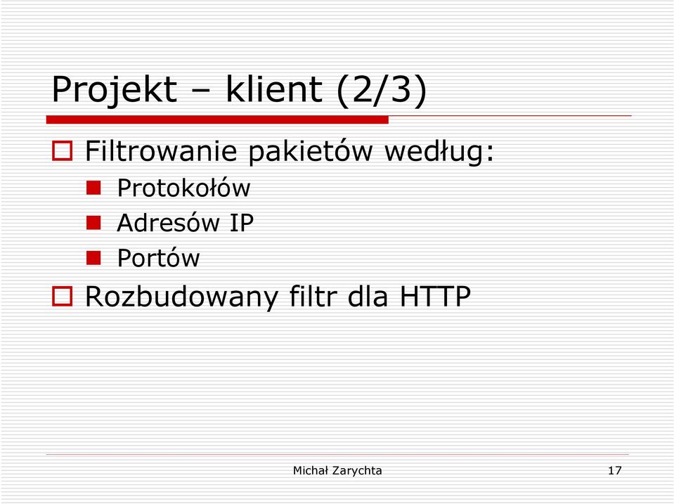 Protokołów Adresów IP Portów