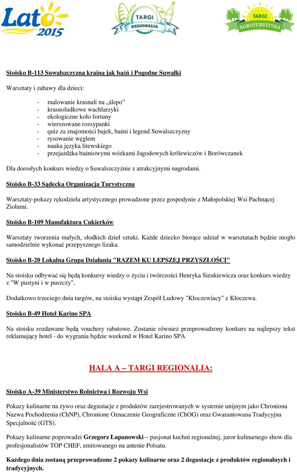 konkurs wiedzy o Suwalszczyźnie z atrakcyjnymi nagrodami.