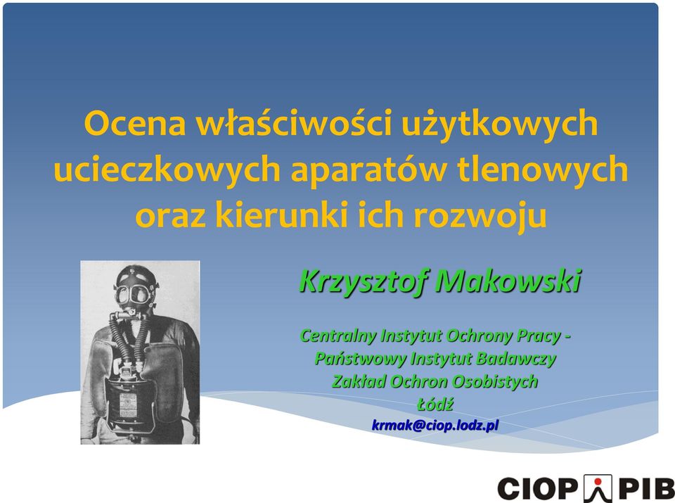 Centralny Instytut Ochrony Pracy - Państwowy Instytut