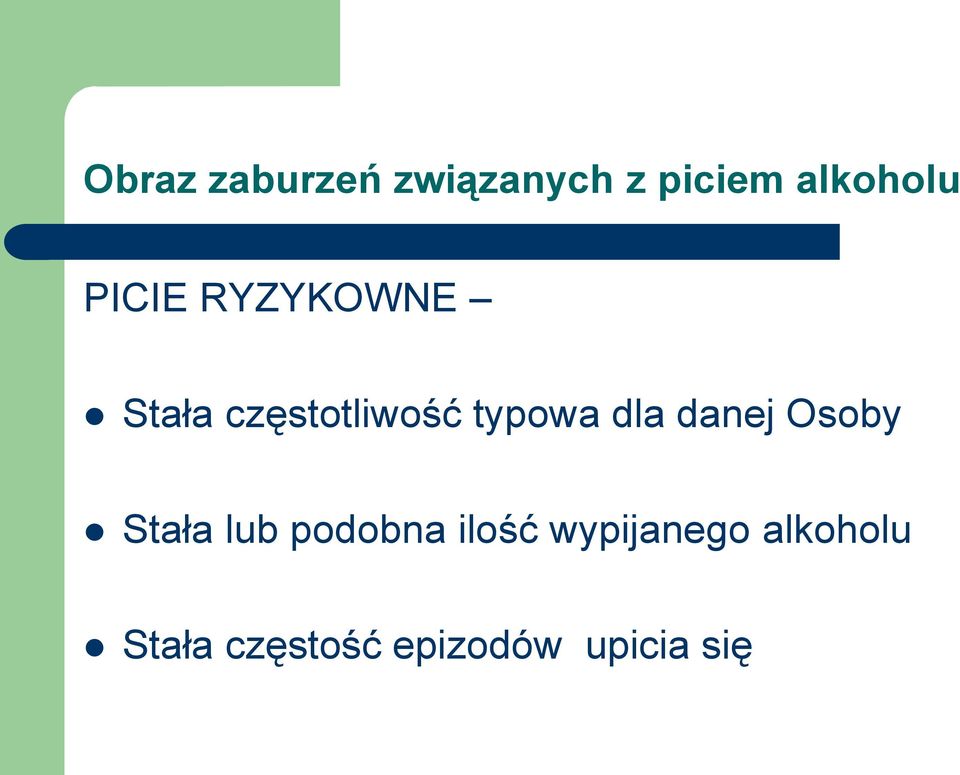 dla danej Osoby Stała lub podobna ilość