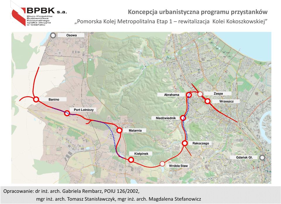 Niedźwiednik Matarnia Rakoczego Kiełpinek Gdańsk Gł. Wróbla Staw Opracowanie: dr inż. arch.