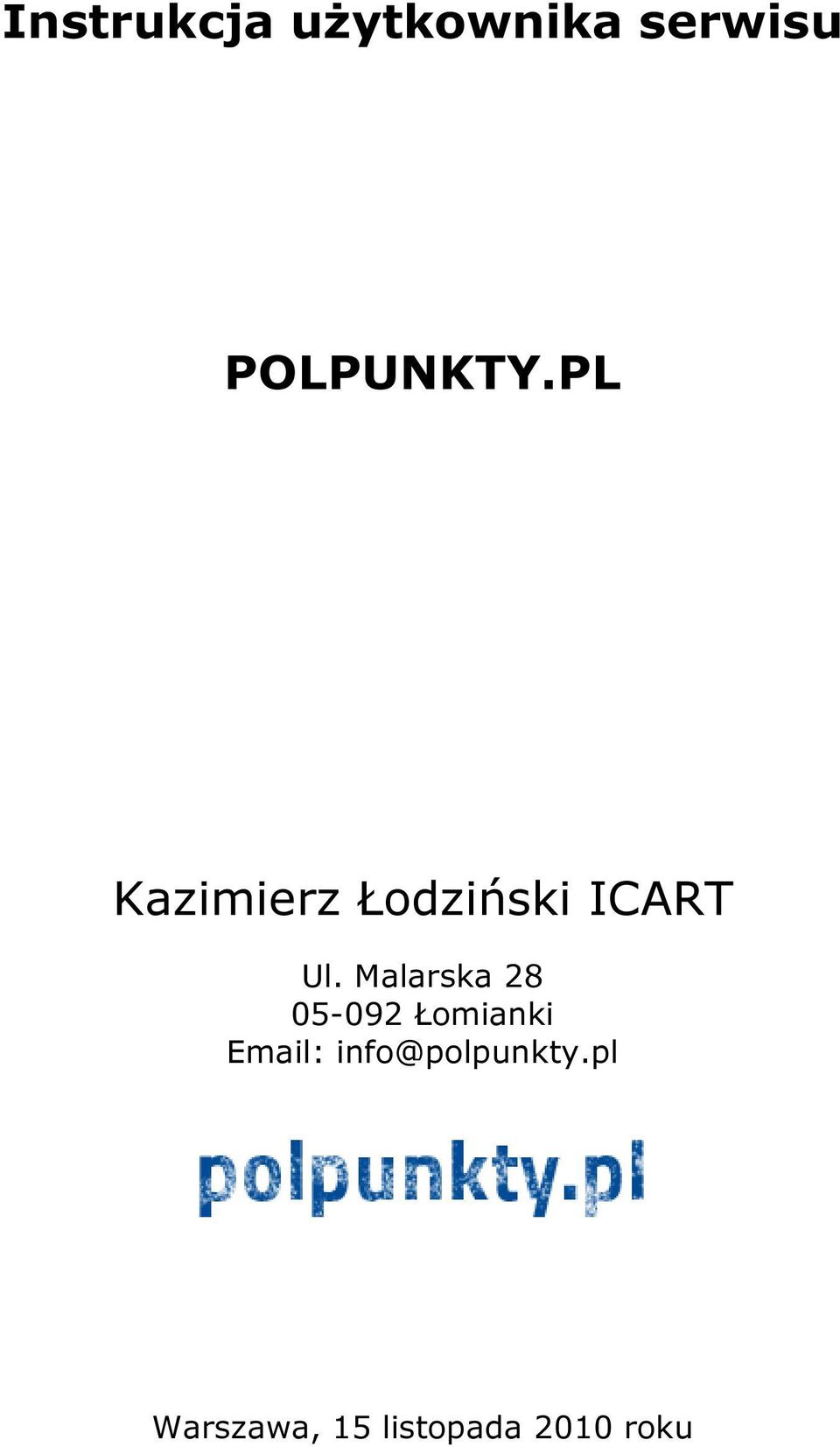 PL Kazimierz Łodziński ICART Ul.