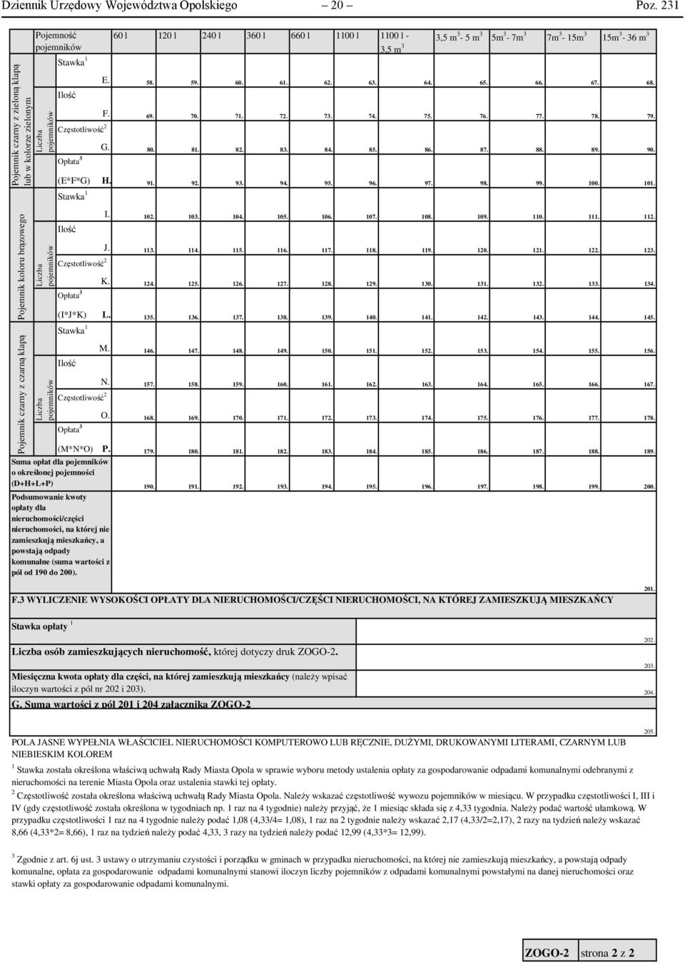 80. Opłata 3 (E*F*G) F. H. 58. 59. 60. 61. 62. 63. 64. 65. 66. 67. 68. 69. 70. 71. 72. 73. 74. 75. 76. 91. 81. 82. 83. 84. 85. 92. 93. 94. 95. 96. 97. 98. 77. 78. 86. 87. 88. 89. 99. 100. 79. 90. 101.
