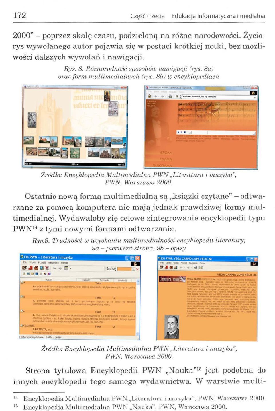 Rb) w encyklujwtliach Źródło: Encyhlopedia Multitneclialna PWN "Literatura i rnuzylw", PWN, Warszawa 2000.