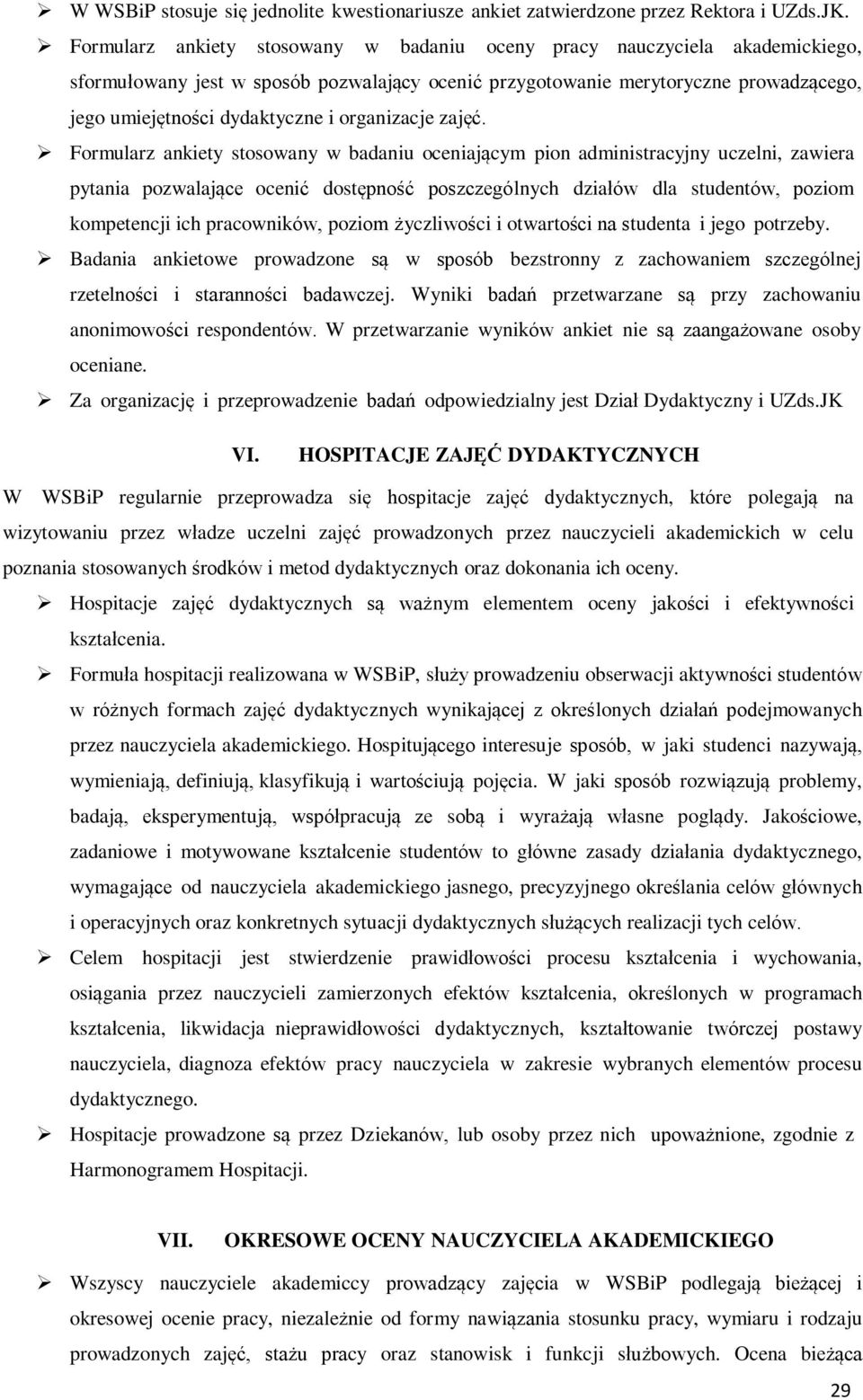 organizacje zajęć.