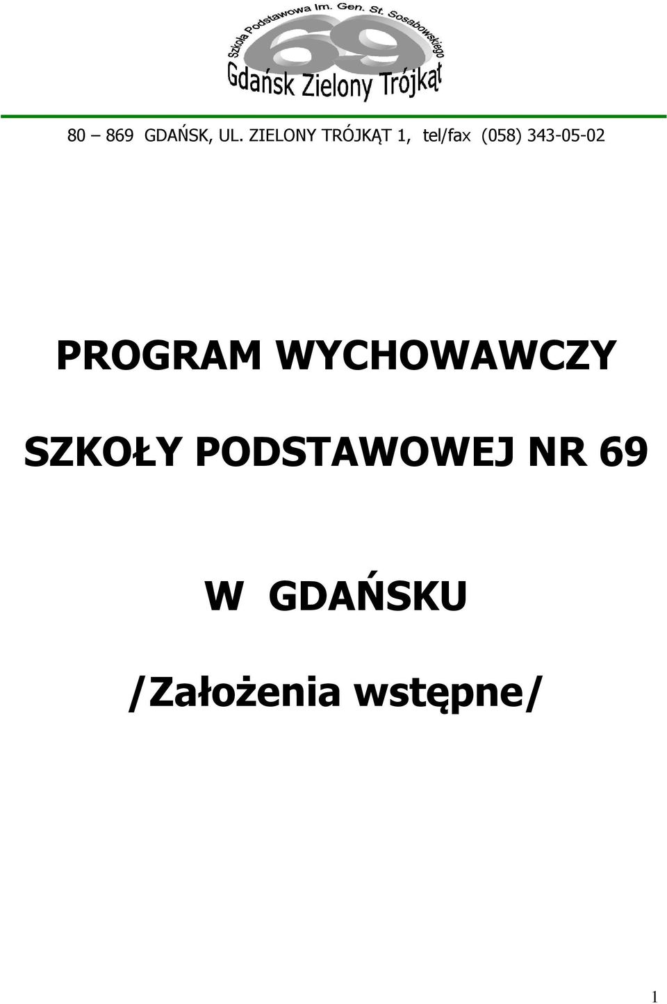 343-05-02 PROGRAM WYCHOWAWCZY