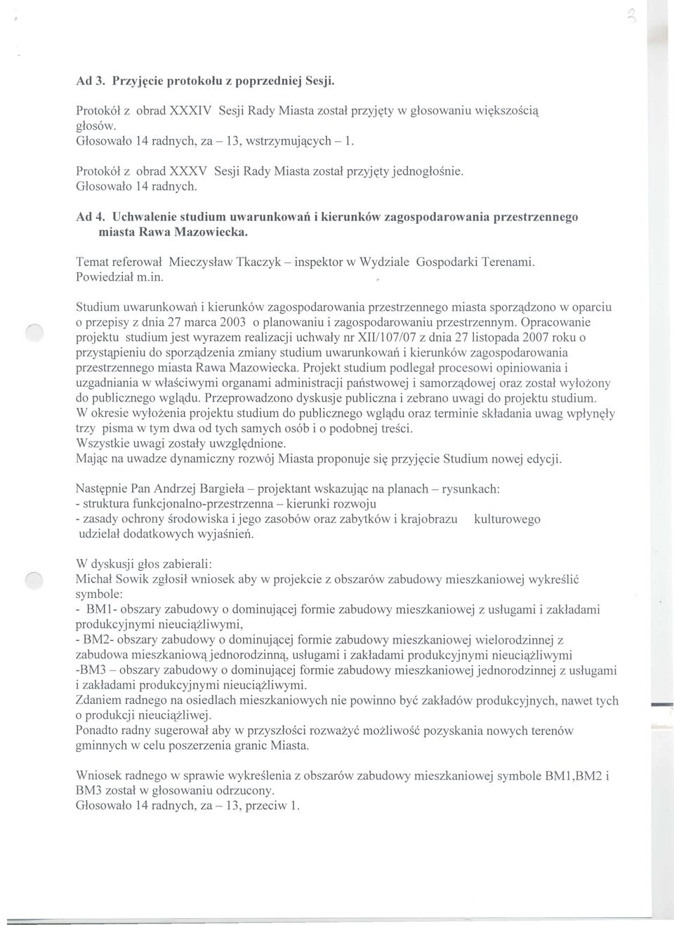 Temat referowal Mieczyslaw Tkaczyk - ins