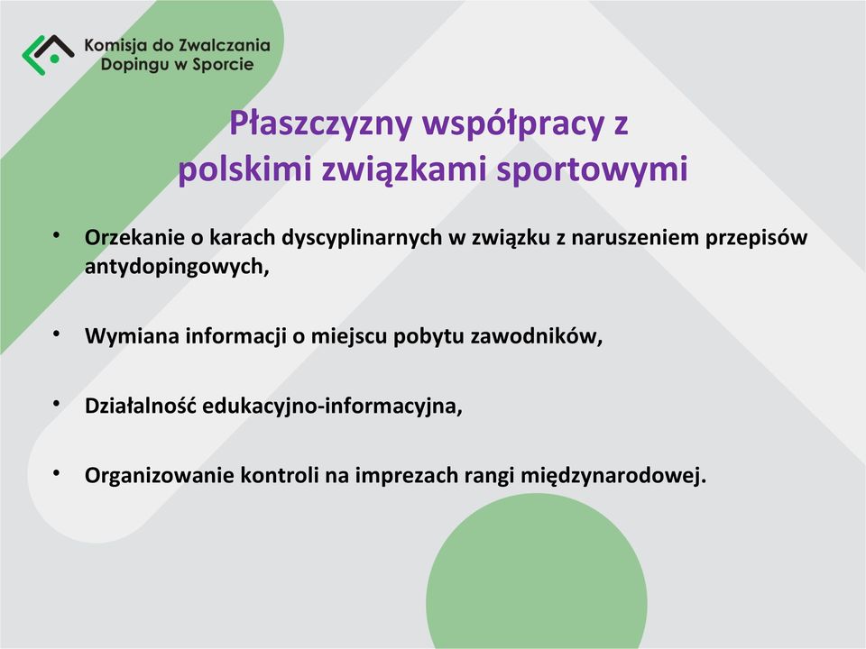 antydopingowych, Wymiana informacji o miejscu pobytu zawodników,