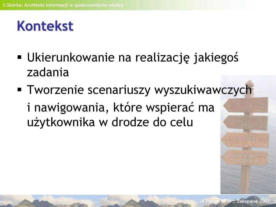 wyszukiwawczych i nawigowania, które