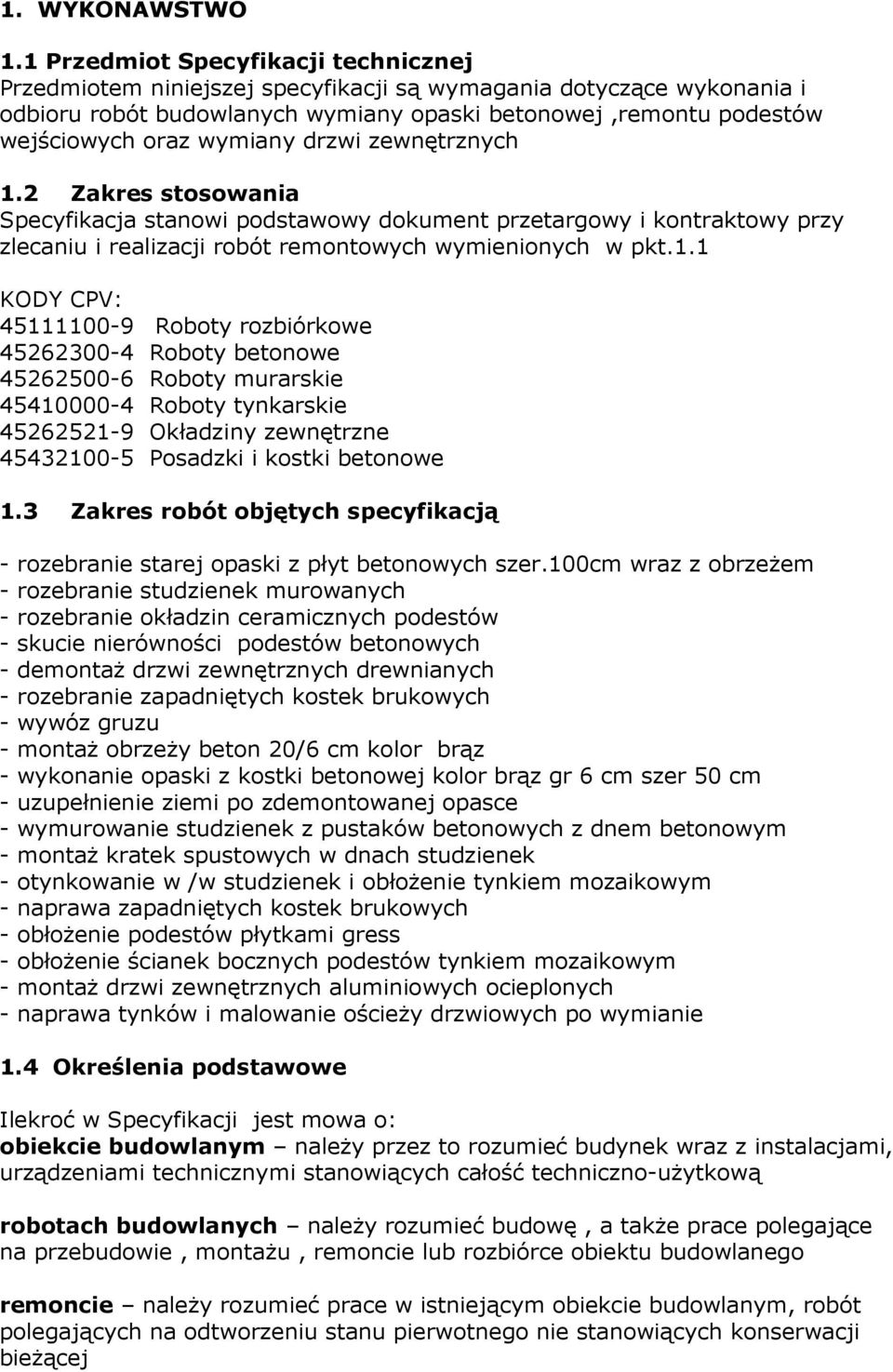 wymiany drzwi zewnętrznych 1.