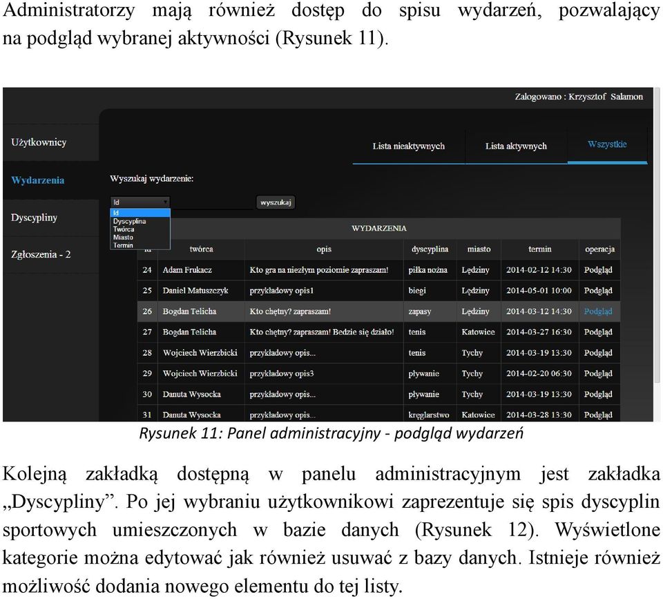 Dyscypliny.