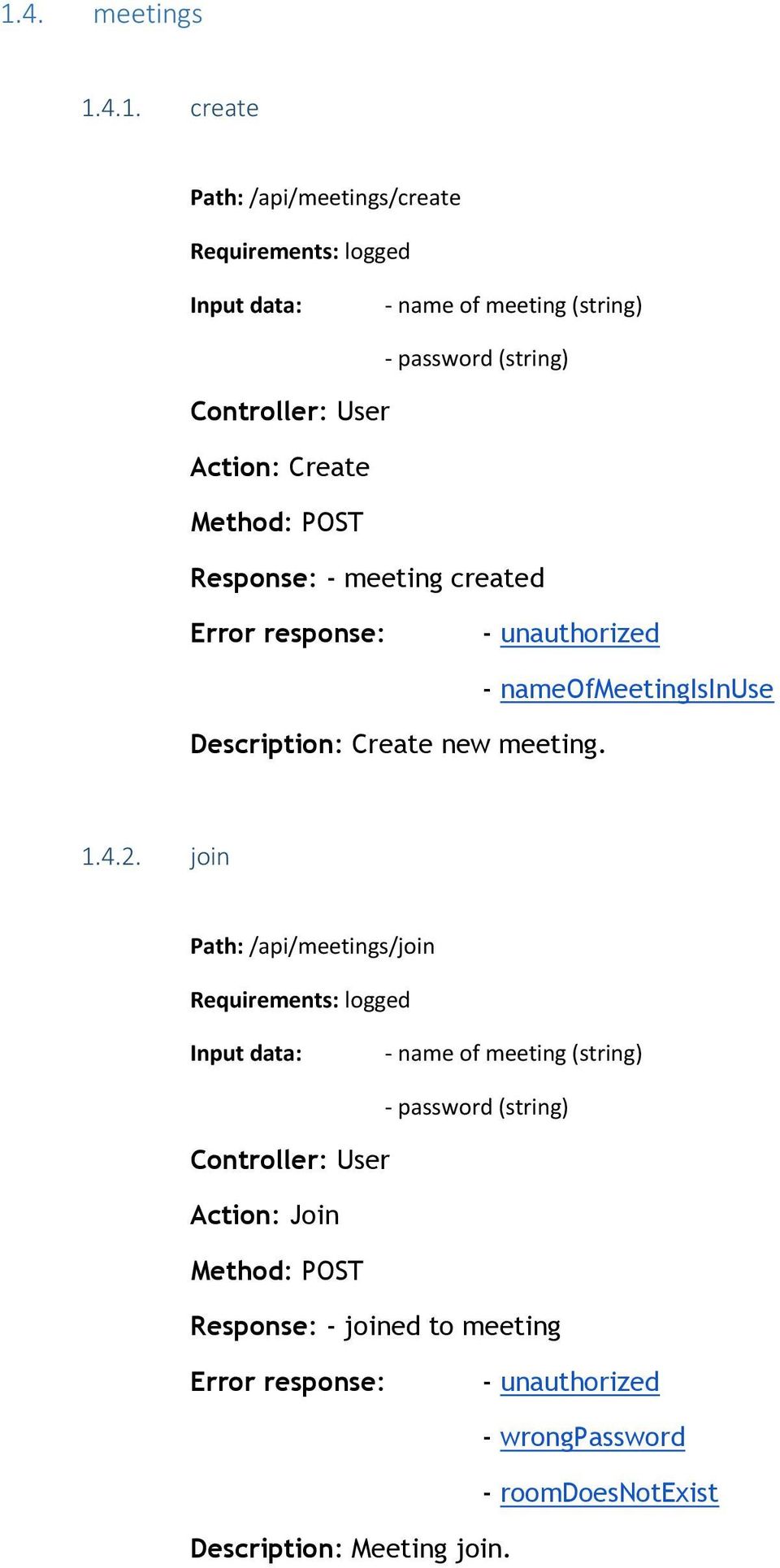 - nameofmeetingisinuse 1.4.2.
