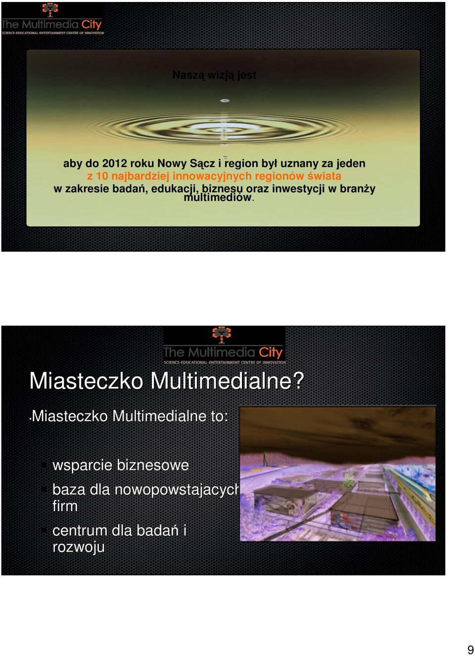 inwestycji w branży multimediów. Miasteczko Multimedialne?