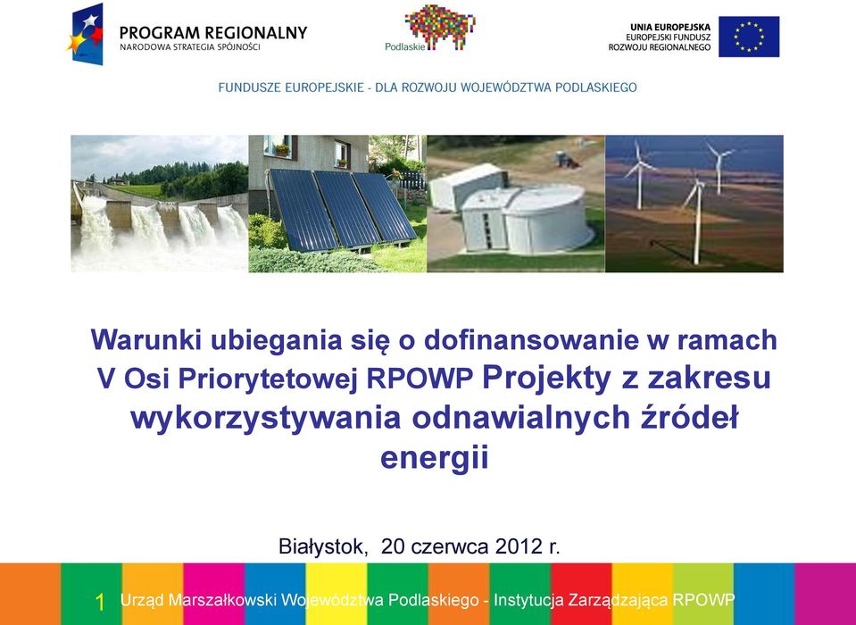 z zakresu wykorzystywania odnawialnych