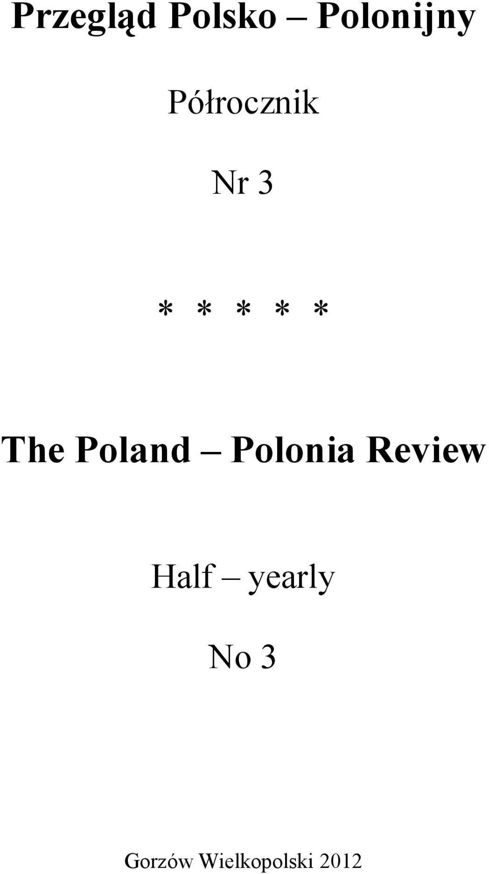 Poland Polonia Review Half