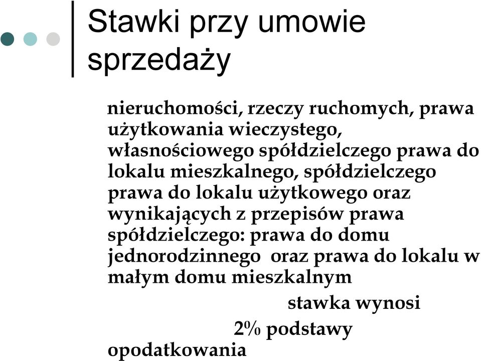 prawa do lokalu użytkowego oraz wynikających z przepisów prawa spółdzielczego: prawa do